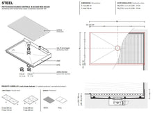 Carica l&#39;immagine nel visualizzatore di Gallery, AREA DOCCIA STEEL MAKRO - arredinterni
