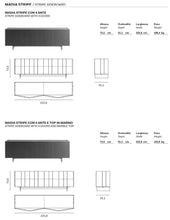 Carica l&#39;immagine nel visualizzatore di Gallery, MADIA STRIPE NOVAMOBILI - arredinterni
