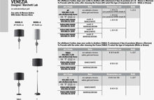 Carica l&#39;immagine nel visualizzatore di Gallery, LAMPADA VENEZIA MARCHETTI
