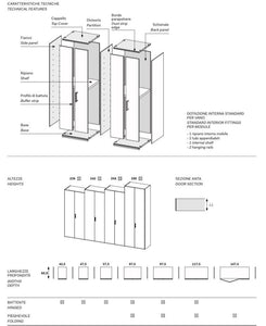 ARMADIO ALFA NOVAMOBILI - arredinterni