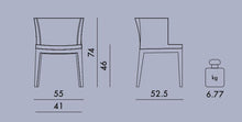 Carica l&#39;immagine nel visualizzatore di Gallery, SEDIA MADEMOISELLE KRAVITZ KARTELL - arredinterni
