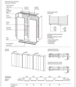 ARMADIO OFSET SCORREVOLE NOVAMOBILI - arredinterni
