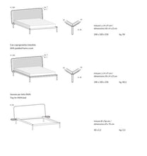 Carica l&#39;immagine nel visualizzatore di Gallery, LETTO RAIN NOVAMOBILI - arredinterni
