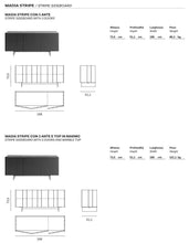 Carica l&#39;immagine nel visualizzatore di Gallery, MADIA STRIPE NOVAMOBILI - arredinterni
