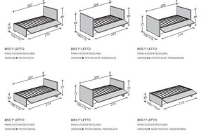 LETTO BISS FLOU - arredinterni