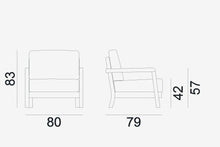 Carica l&#39;immagine nel visualizzatore di Gallery, POLTRONA WIN 05 GERVASONI - arredinterni
