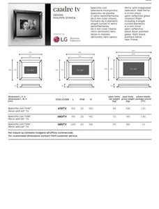 SPECCHIO CAADRE TV FIAM - arredinterni