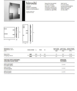SPECCHIO HIROSHY FIAM - arredinterni