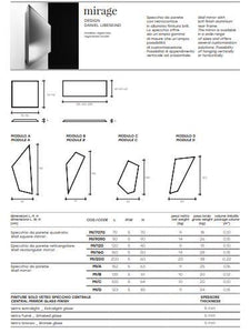 SPECCHIO MIRAGE FIAM - arredinterni