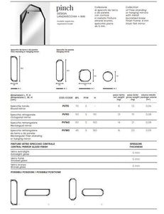 SPECCHIO PINCH FIAM - arredinterni