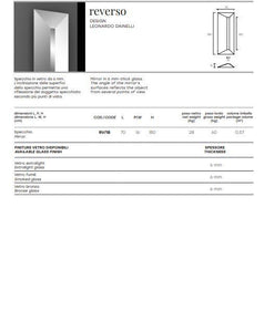 SPECCHIO REVERSO FIAM - arredinterni