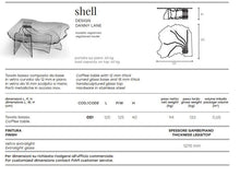 Carica l&#39;immagine nel visualizzatore di Gallery, TAVOLINO SHELL FIAM - arredinterni
